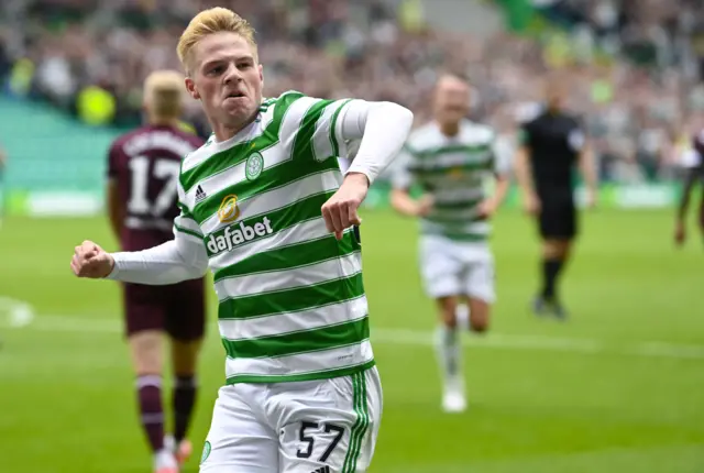 Celtic defender Stephen Welsh enjoyed his goal