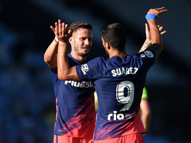 Atletico Madrid celebrate