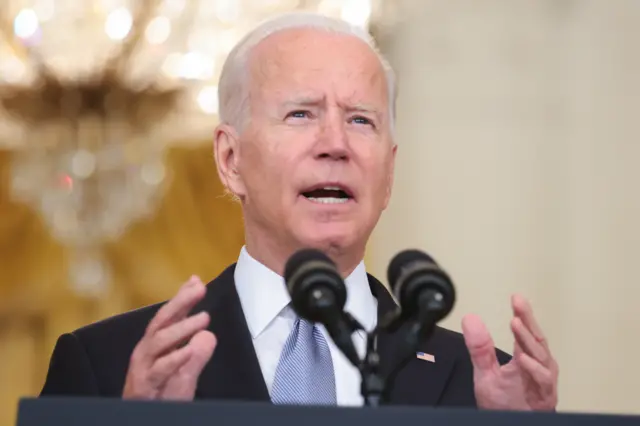 Biden addresses Americans