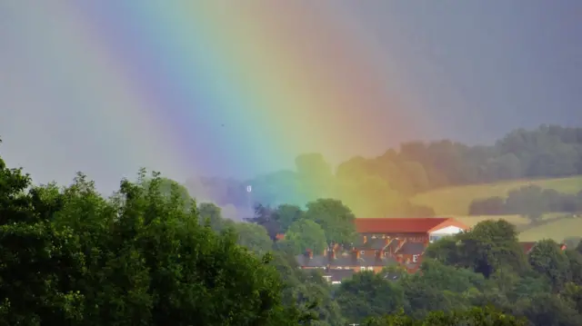 Rainbow in Belper