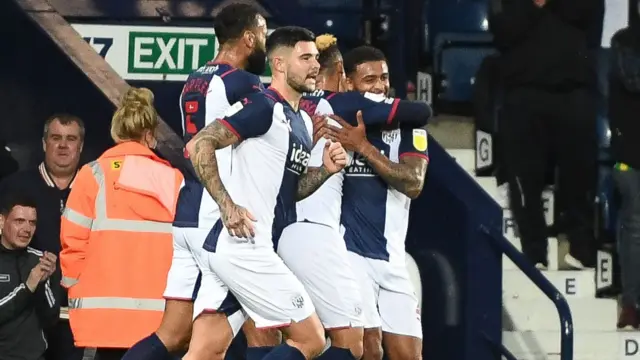 West Brom celebrate