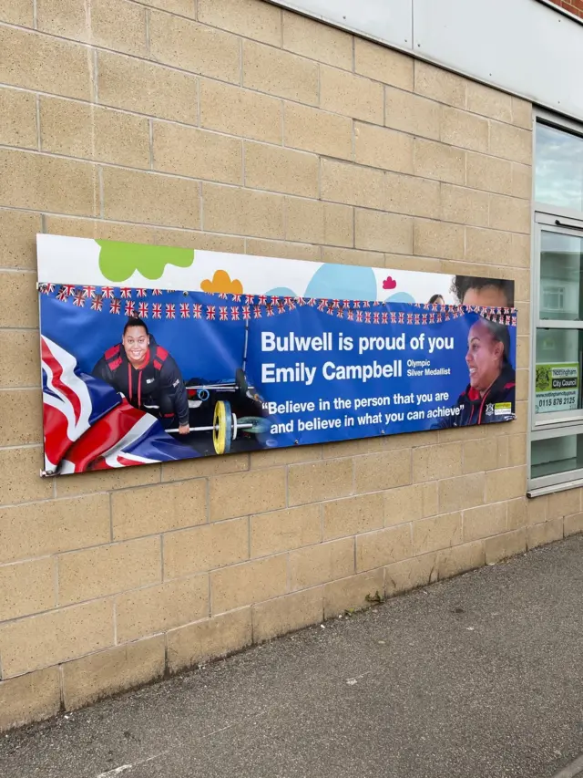 Emily Campbell posters in Bulwell