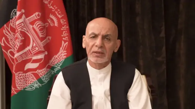 Ousted Afghan President Ashraf Ghani