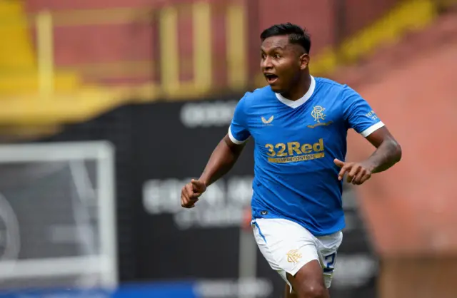 Rangers striker Alfredo Morelos