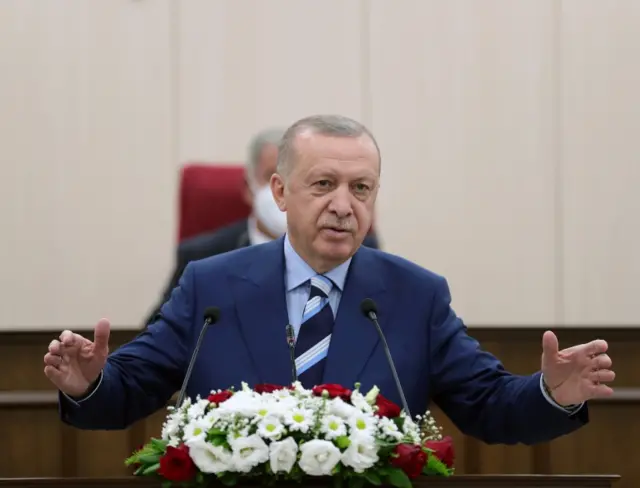 Turkey's President Recep Tayyip Erdogan