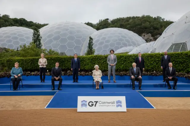 G7 leaders meeting Cornwall, 2021