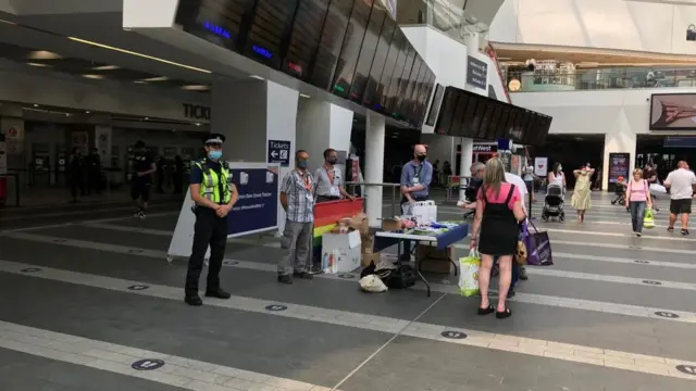 Staff at Birmingham New Street