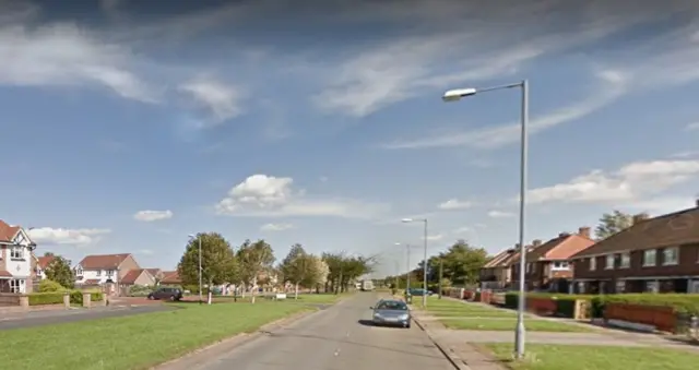 College Road at junction with Tomlinson Way, Middlesbrough