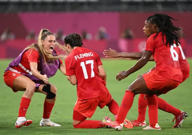 Canada celebrate