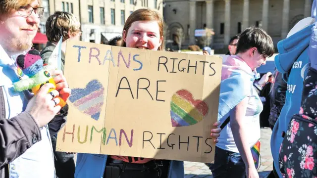 trans rights march