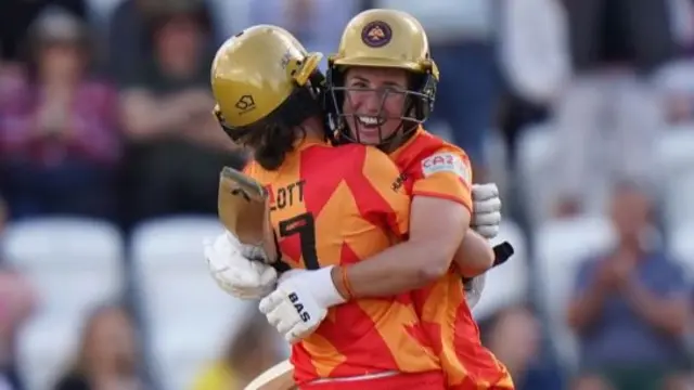 Birmingham Phoenix players celebrating in one of their recent matches