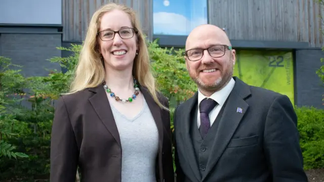 Scottish Greens co-leaders Lorna Slater and Patrick Harvie