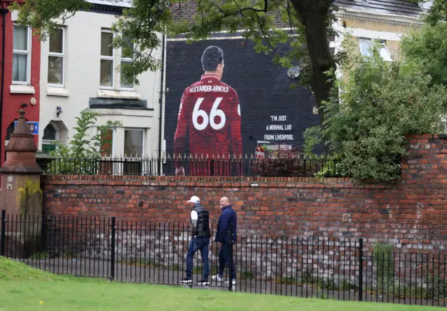 Liverpool mural of Trent Alexander Arnold
