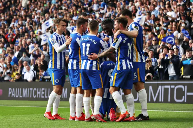 Brighton celebrate