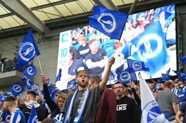 Brighton fans