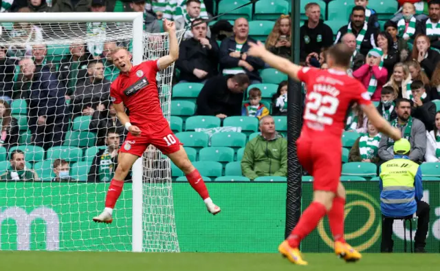 Curtis Main celebrates