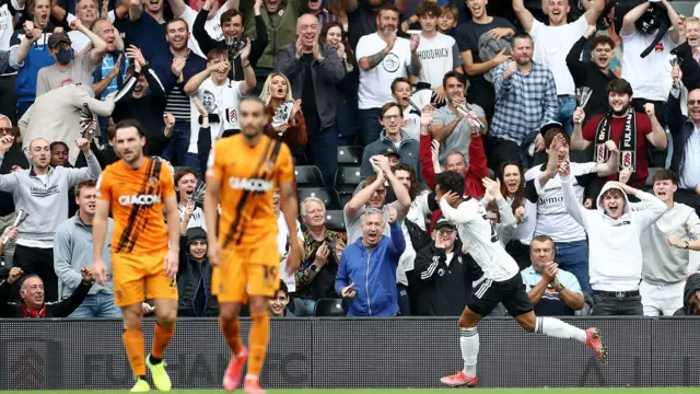 Fulham celebrate goal