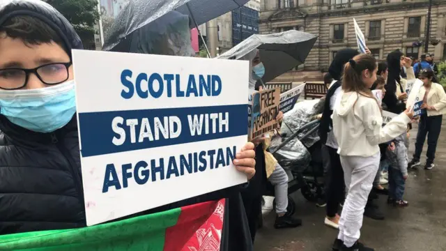 Afghan rally, Glasgow