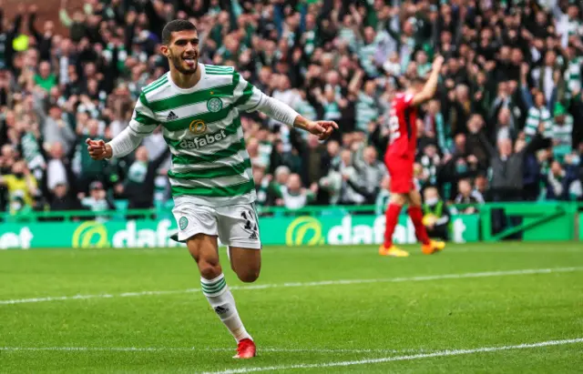 Celtic's Liel Abada celebrates