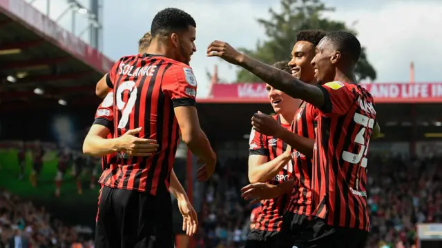 Bournemouth celebrate