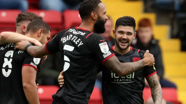 West Brom celebrate