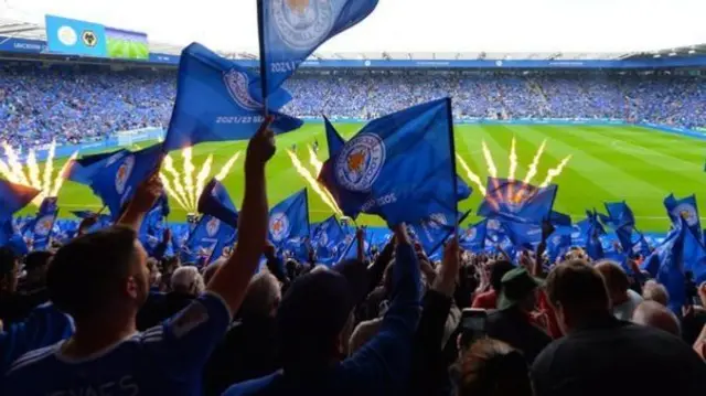 Fans at King Power Stadium