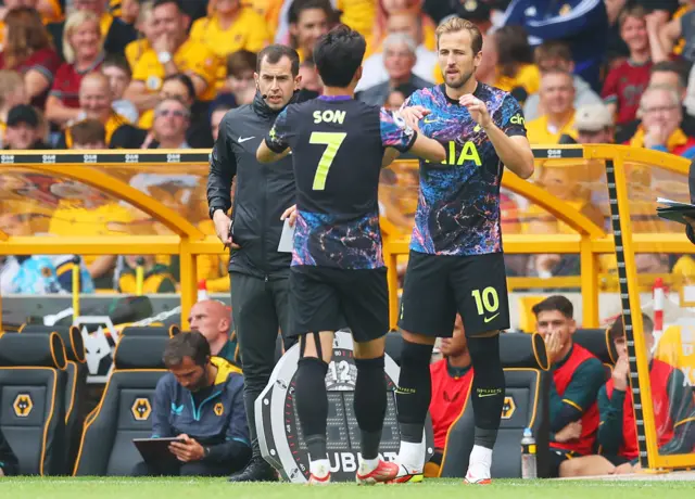 Heung-Min Son and Harry Kane