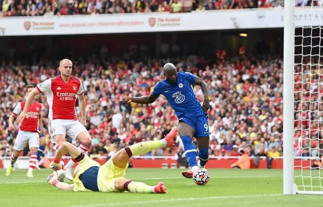 Lukaku taps in from close range