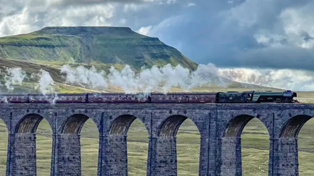 Flying Scotsman on Ribblehead