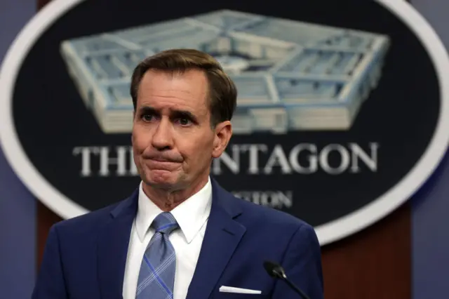 Pentagon spokesman John Kirby