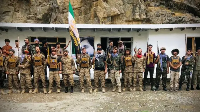 Resistance fighters in Panjshir