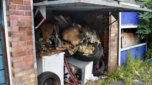 Fly-tipping on Seymour Close