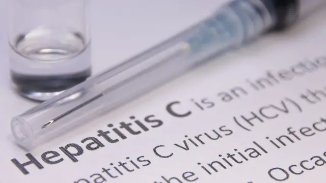 Hepatitis stock image