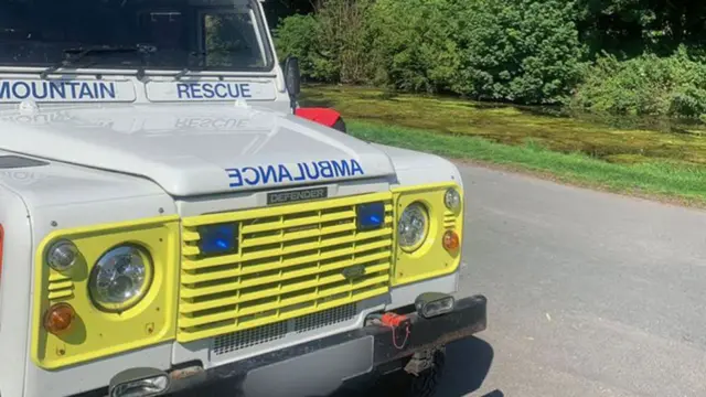 Landrover ambulance