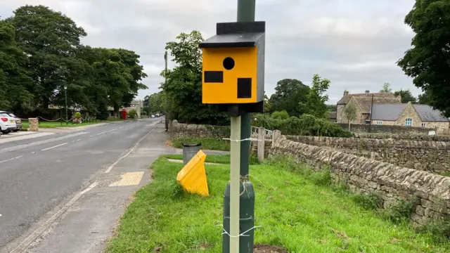 Fake speed camera