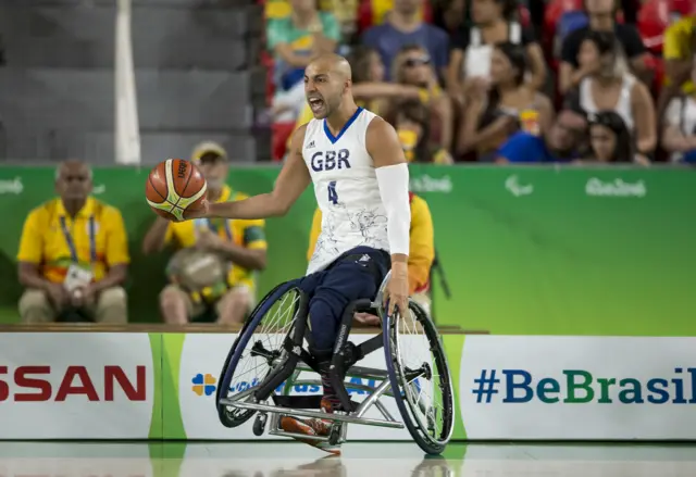 Gaz Choudhry at the Rio Paralympics