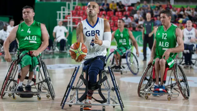 Gaz Choudhry at the Rio Paralympics