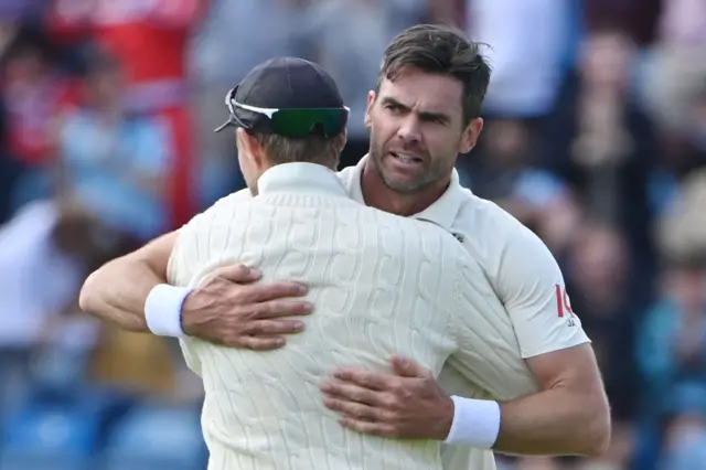 James Anderson and Joe Root