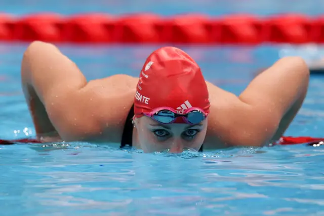 Jessica-Jane Applegate of Team Great Britain reacts following the Women's 100m Butterfly - S14 final