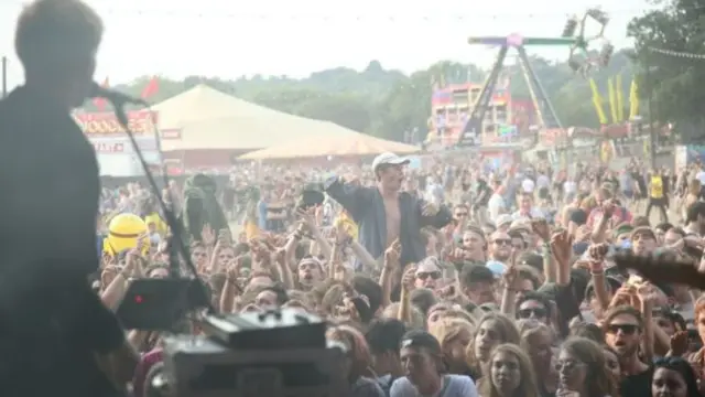 Band plays on BBC Introducing stage