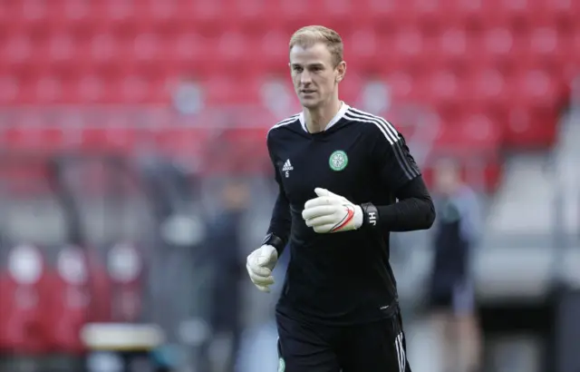 Celtic goalkeeper Joe Hart