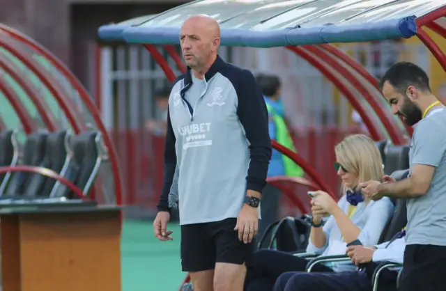 Rangers assistant manager Gary McAllister