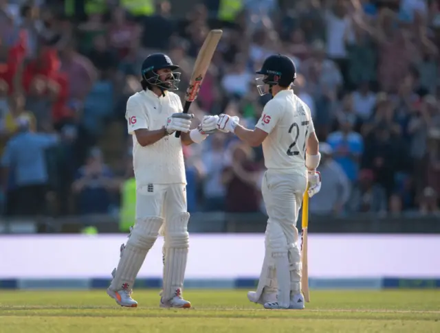 Haseeb Hameed and Rory Burns