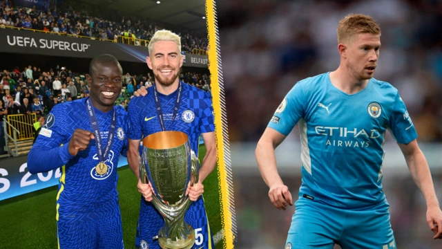 Kante, Jorginho, De Bruyne