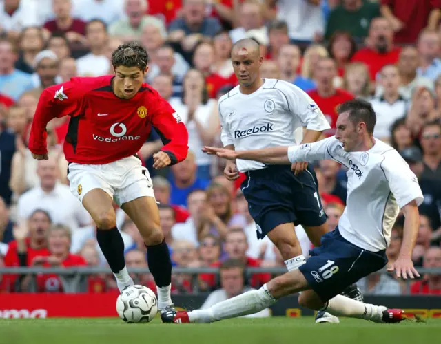 Christiano Ronaldo, Stylianos Giannakopoulos and Nicky Hunt