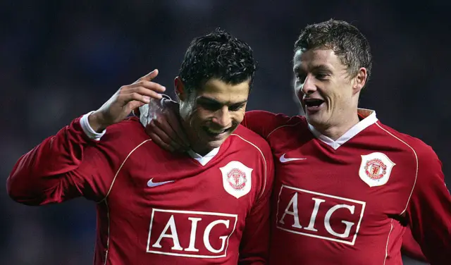 Ronaldo and Solskjaer