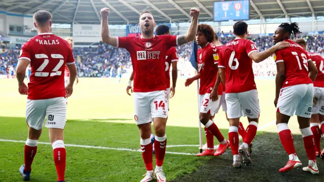 Bristol City celebrate