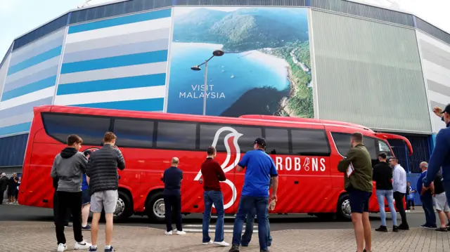 Bristol City team bus