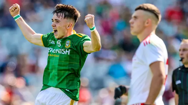 Meath minors celebrate beating Tyrone