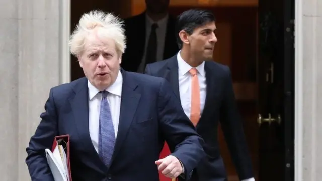 Boris Johnson and Rishi Sunak